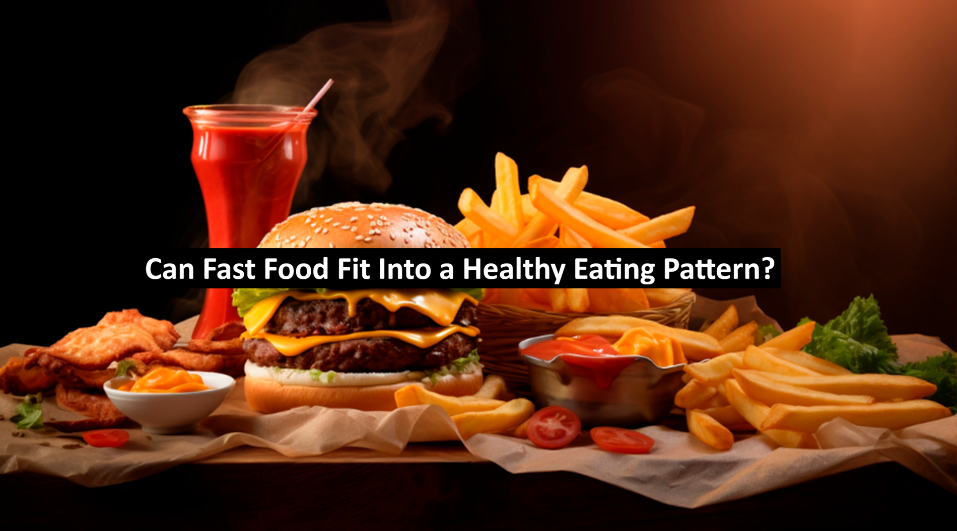 Can Fast Food Fit Into a Healthy Eating Pattern?